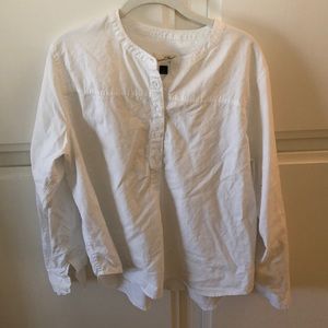 White Cotton Button Down
